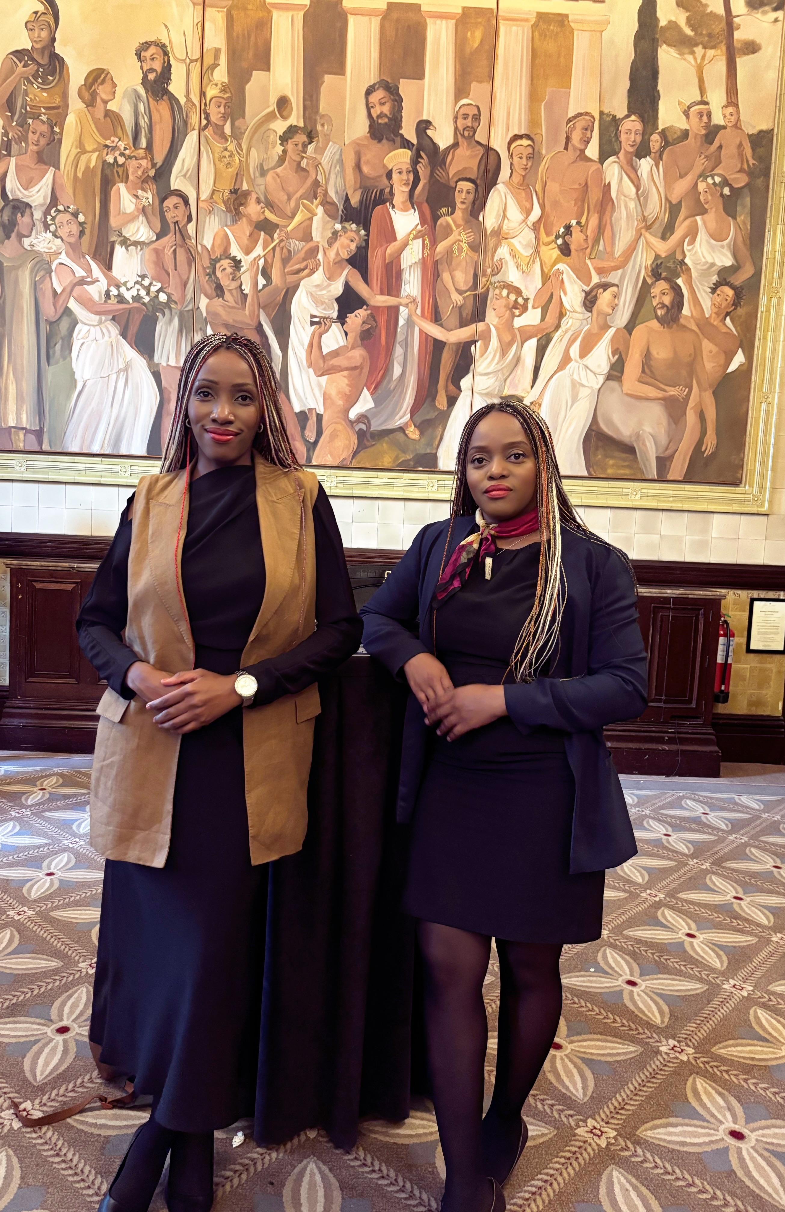 Madeleine & Christelle at Parliament, London
